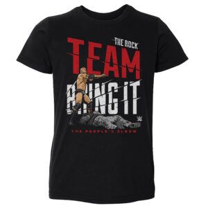 Toddler 500 Level  Black The Rock Team Bring It T-Shirt