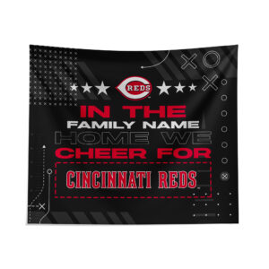 Pegasus Cincinnati Reds 51" x 60" We Cheer For Personalized Wall Tapestry