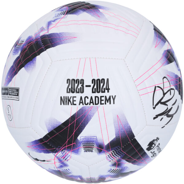 Erling Haaland Manchester City Autographed 2023-24 Premier League Academy Nike Soccer Ball - Image 7