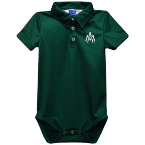 Infant Vive La Fete Green Arkansas-Monticello Boll Weevils Polo Bodysuit