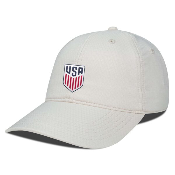 Men's Levelwear Khaki USMNT Matrix Patch Adjustable Hat - Image 6
