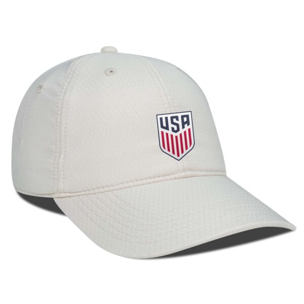 Men's Levelwear Khaki USMNT Matrix Patch Adjustable Hat - Image 8