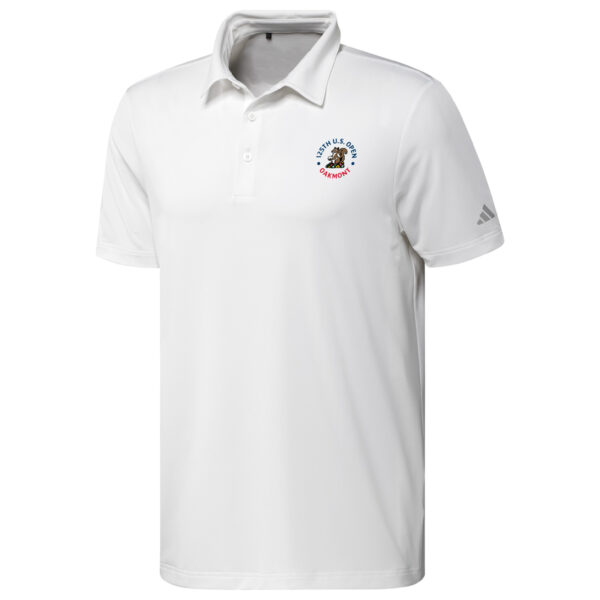 Men's 2025 U.S. Open adidas White Ultimate 365 Polo