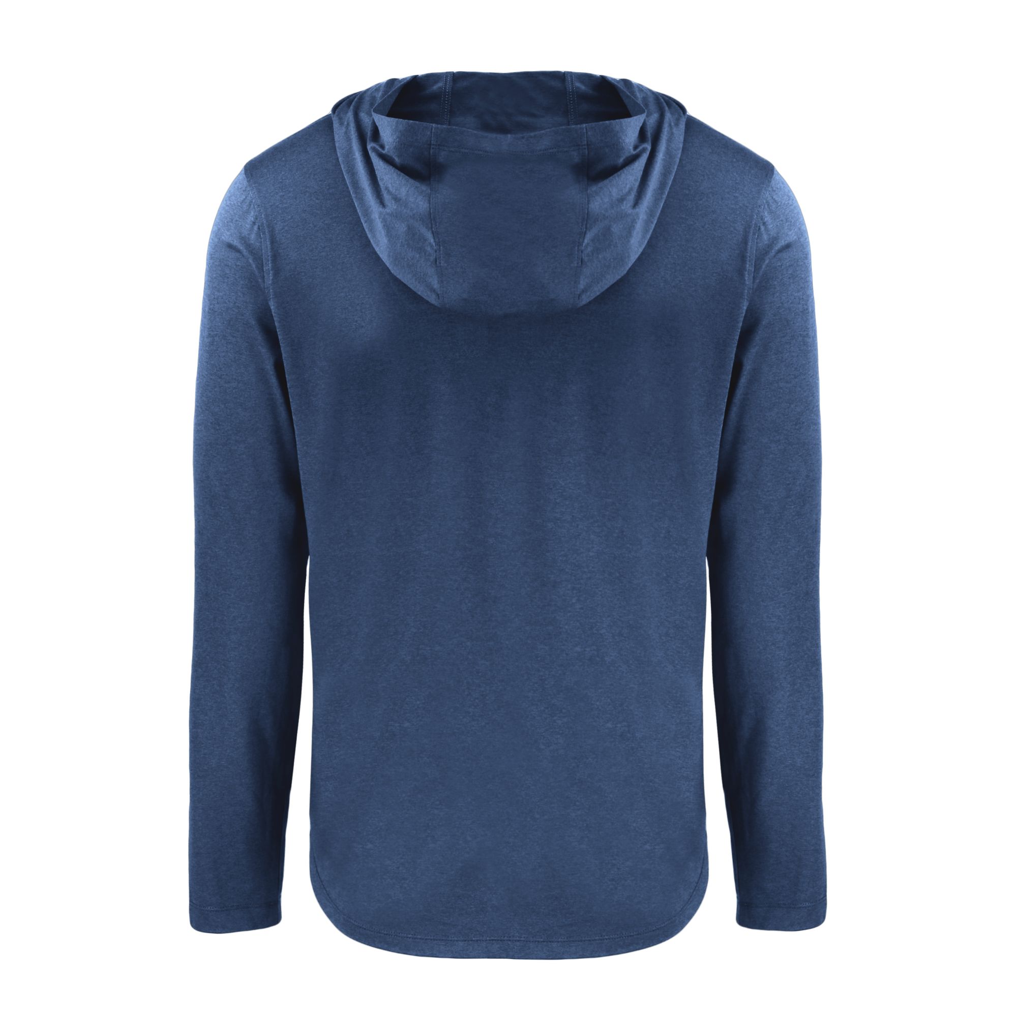 Men's Cutter & Buck Navy Houston Astros Coastline Epic Comfort Recycled Eco Hoodie Long Sleeve T-Shirt - Image 7