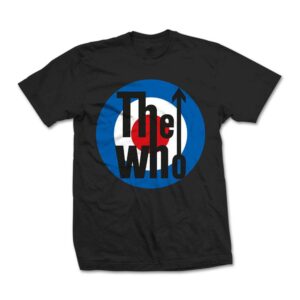 Men's Franchise Club  Black The Who Classic Target Logo T-Shirt