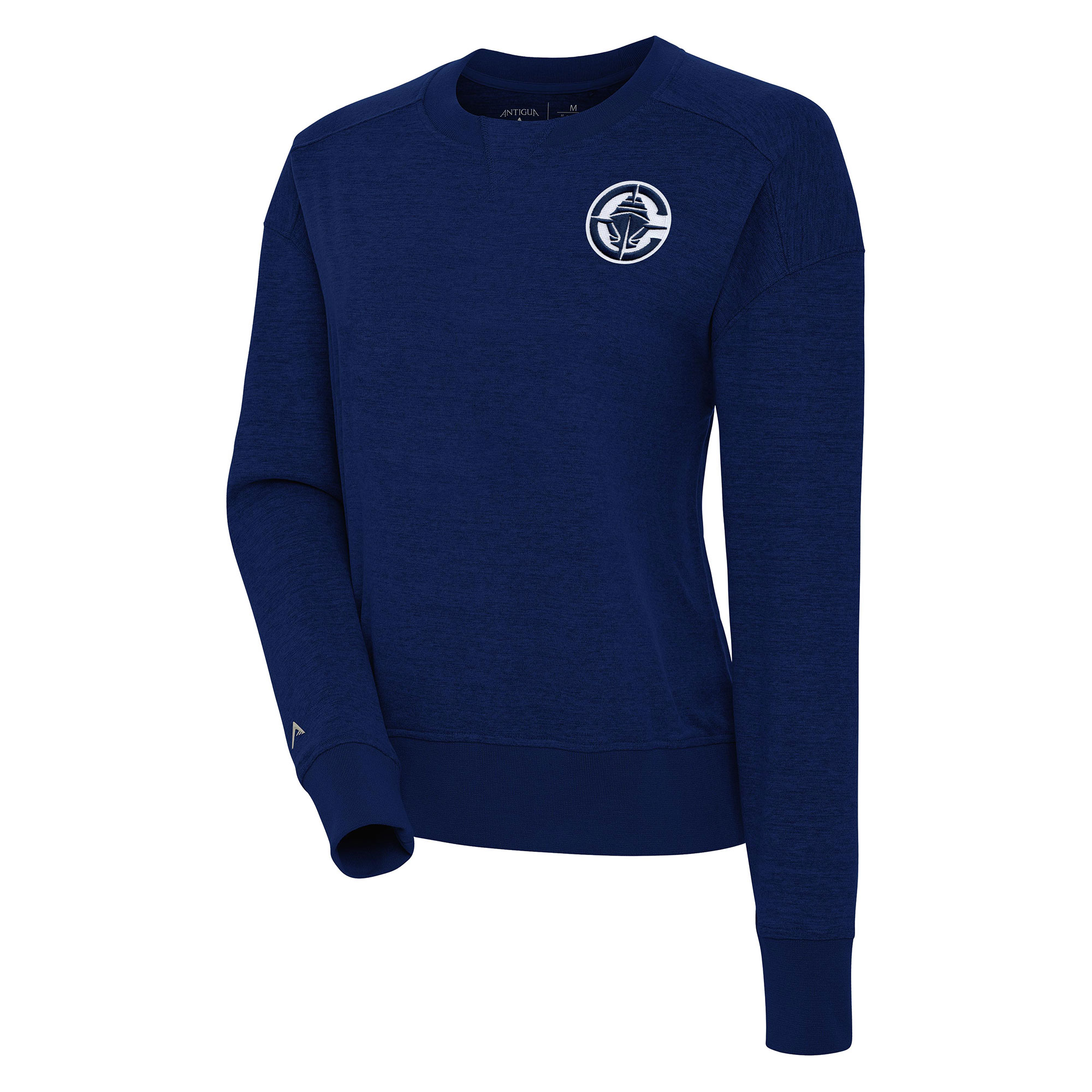Women's Antigua Navy LA Clippers Forward Fleece Pullover Sweatshirt