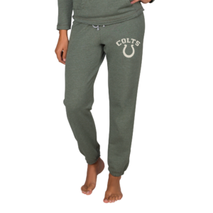 Women's Concepts Sport  Green Indianapolis Colts Mainstream French Terry Tri-Blend Pants