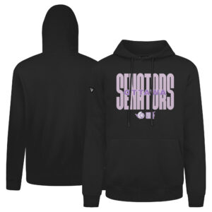 Men's Levelwear Black Ottawa Senators Podium Persevere Pullover Hoodie