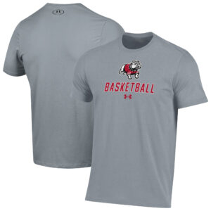 Men's Under Armour  Gray Gardner-Webb Bulldogs Basketball Performance T-Shirt