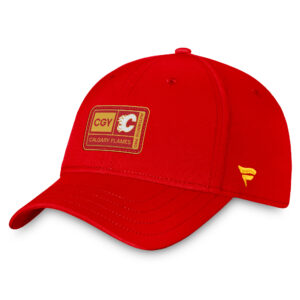 Men's Fanatics  Red Calgary Flames Authentic Pro Training Camp Flex Hat