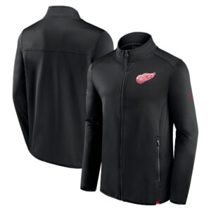 Men's Fanatics  Black Detroit Red Wings Authentic Pro Full-Zip Jacket