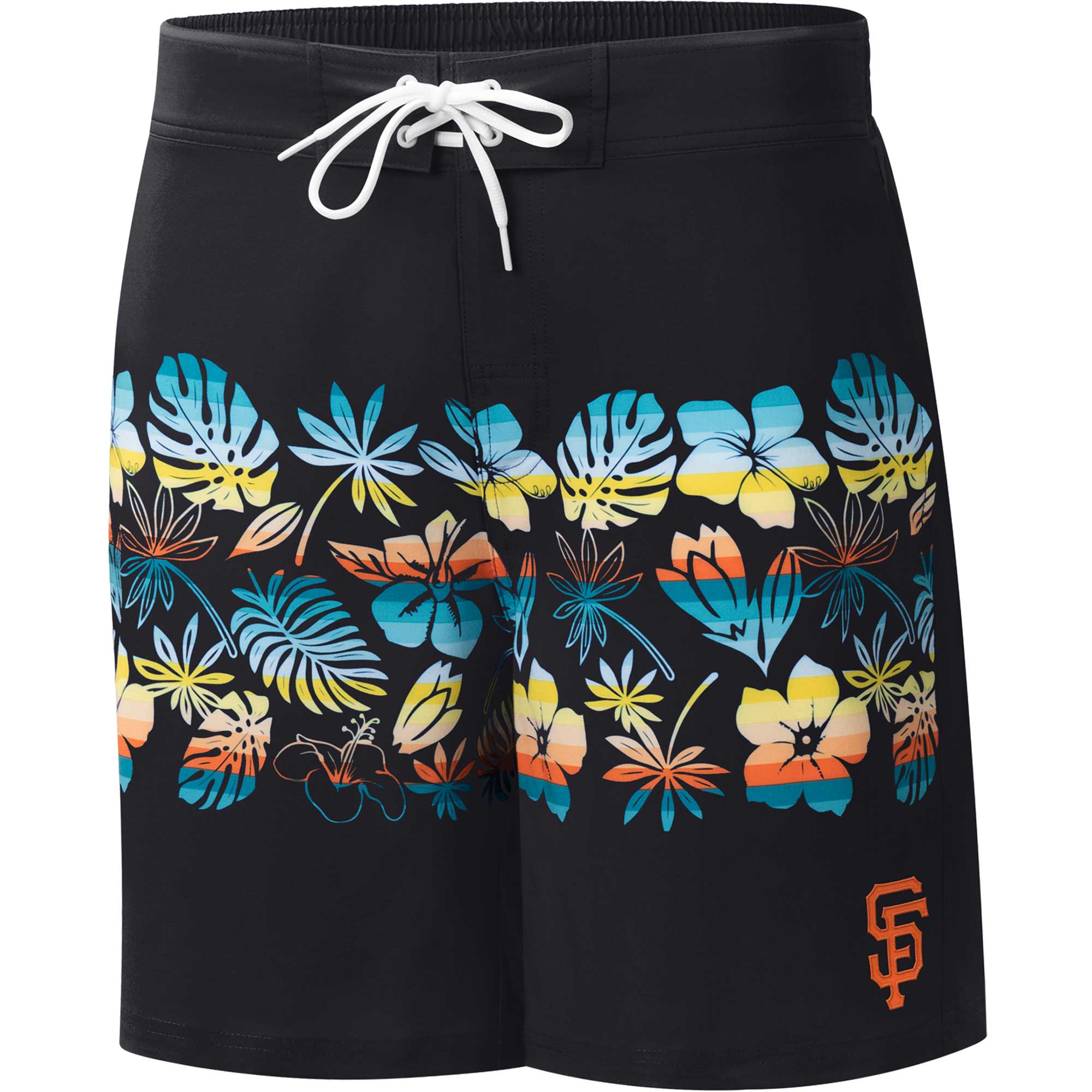 Men's G-III Sports by Carl Banks Black San Francisco Giants Breeze Volley Swim Shorts - Image 6
