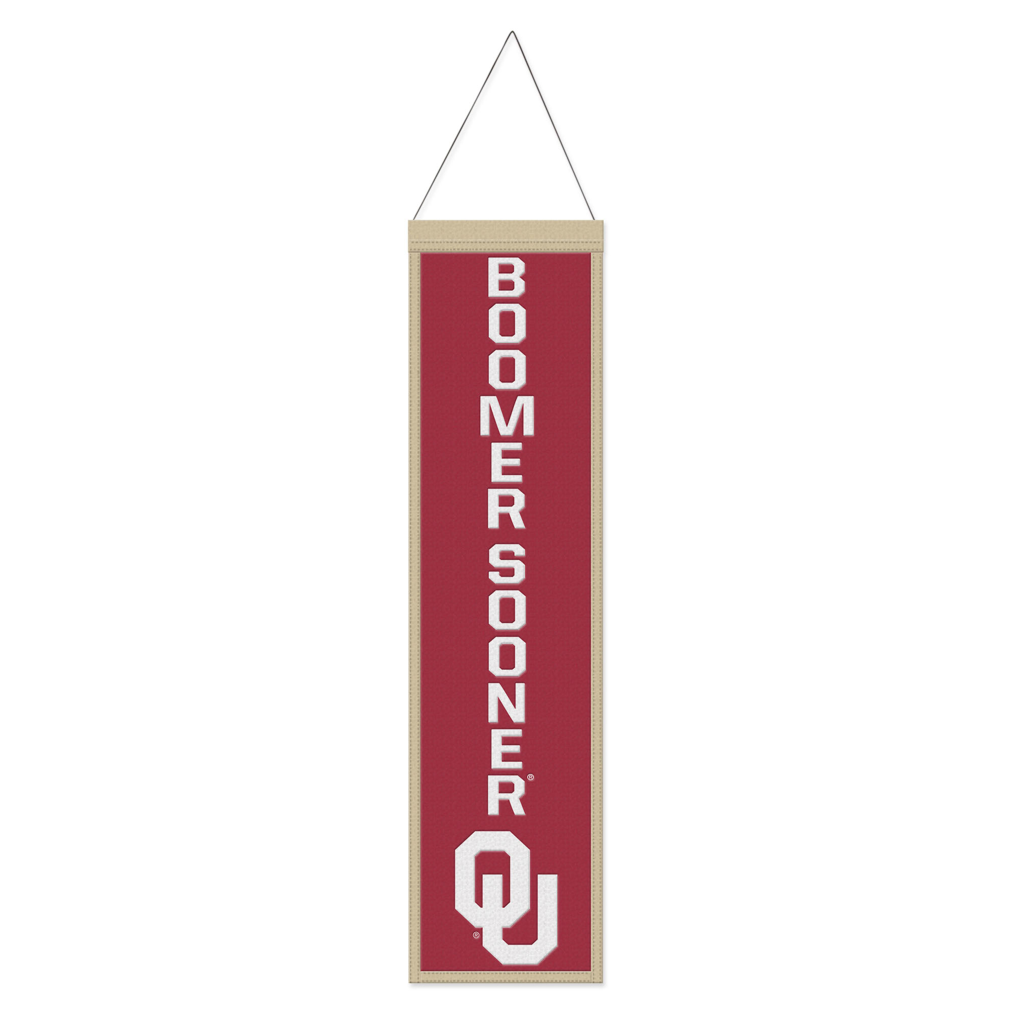 WinCraft Oklahoma Sooners 8" x 32" Slogan Wool Banner
