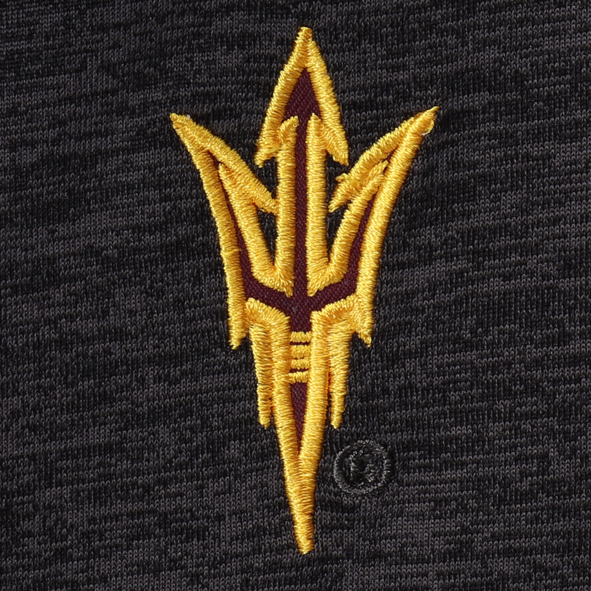 Men's Colosseum Black Arizona State Sun Devils Down Swing Polo - Image 6
