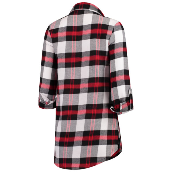 Women's Concepts Sport Black/Red Brad Keselowski Headway Tunic Flannel Shirt - Image 9