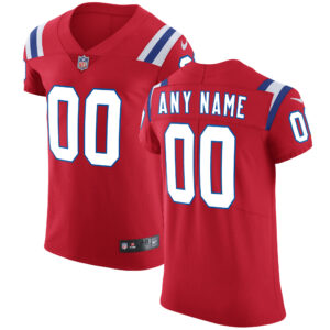 Men's Nike Red New England Patriots Vapor Untouchable Custom Elite Jersey