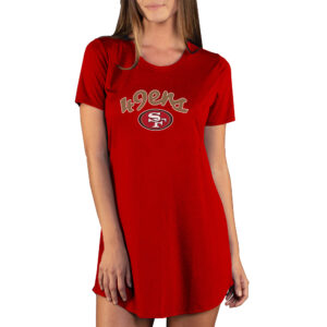 Women's Concepts Sport Red San Francisco 49ers Marathon Knit Nightshirt