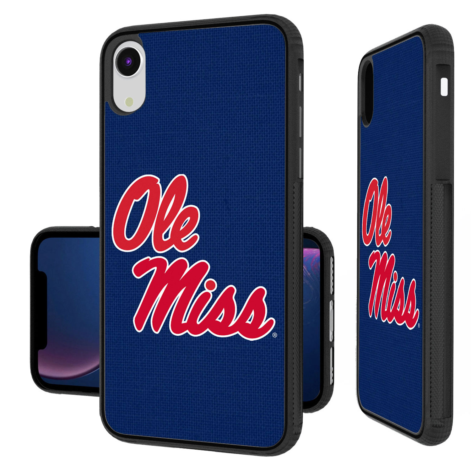 Ole Miss Rebels iPhone Solid Design Bump Case - Image 13