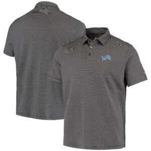 Men's Tommy Bahama Black Detroit Lions Sport Pacific Shore Polo