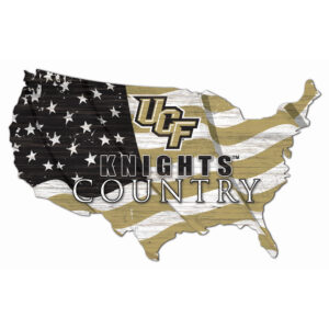 UCF Knights USA Flag Cutout Sign