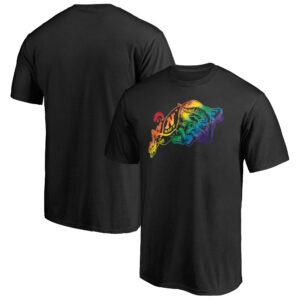 Men's Black Navy Midshipmen Team Pride Logo T-Shirt