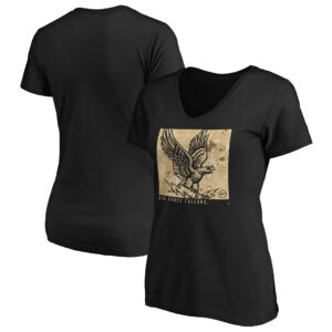 Women's Black Air Force Falcons OHT Eagle V-Neck T-Shirt