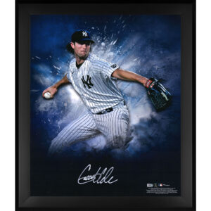 Gerrit Cole New York Yankees Framed Autographed 20" x 24" In Focus Photograph