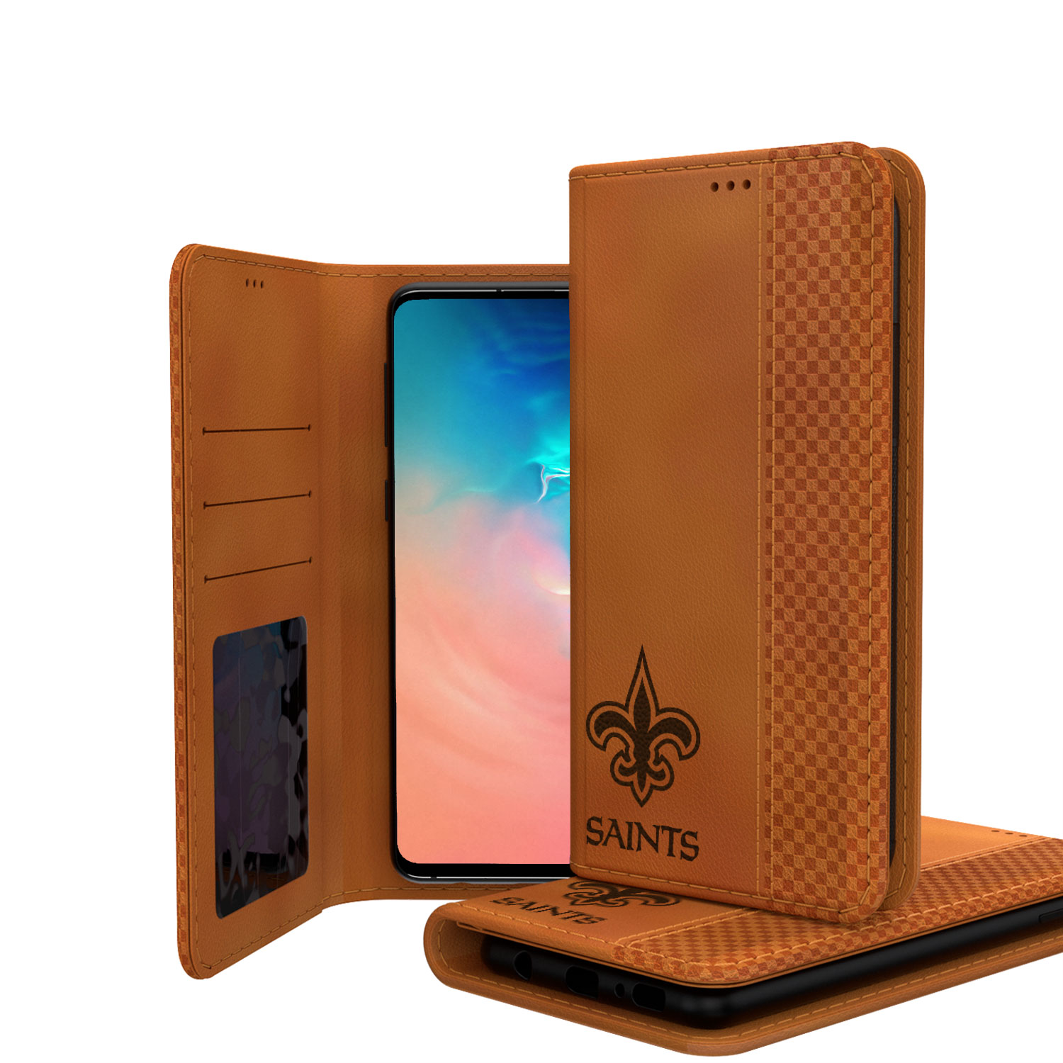 New Orleans Saints Galaxy Burn Design Folio Case - Image 2