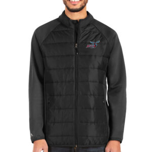 Men's Antigua Black Delaware State Hornets Altitude Full-Zip Jacket
