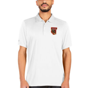 Men's Antigua White Tuskegee Golden Tigers Big & Tall Tribute Polo