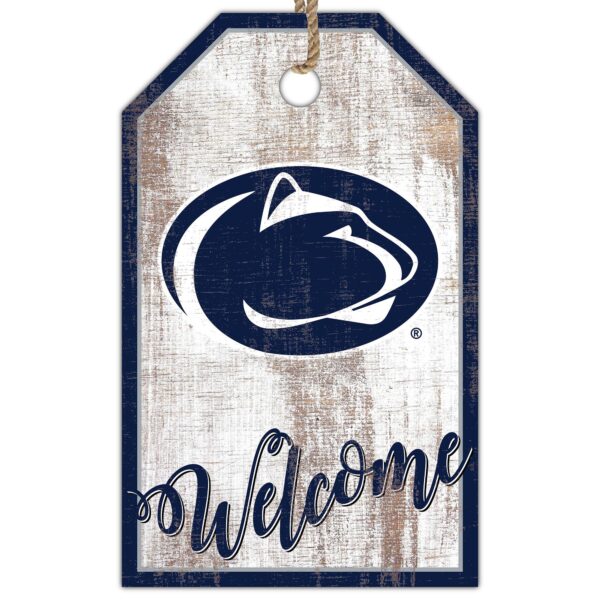 Penn State Nittany Lions 11'' x 19'' Welcome Team Tag Sign