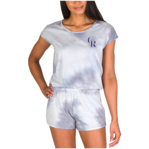 Women's Concepts Sport Gray Colorado Rockies Marina Romper