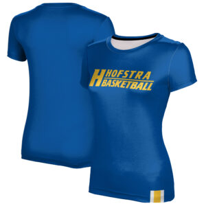 Women's Blue Hofstra University Pride Basketball T-Shirt