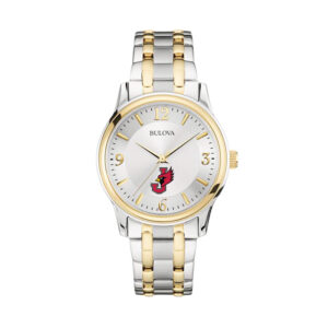 Bulova Silver/Gold William Jewell Cardinals Classic Two-Tone Round Watch