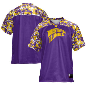 Men's GameDay Greats Purple Western Illinois Leathernecks Football Jersey
