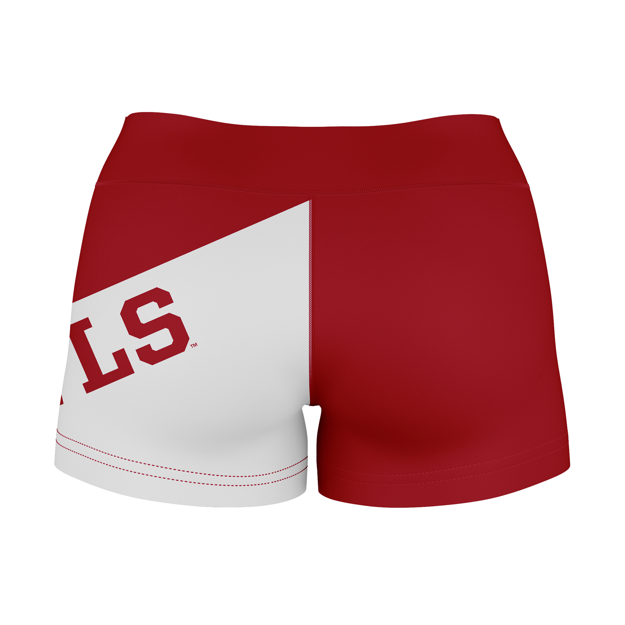 Women's Cherry Temple Owls Color Block Shorts - Image 4