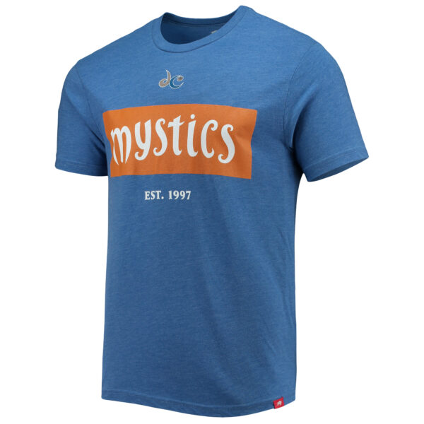 Men's Sportiqe Royal Washington Mystics 25th Anniversary Tri-Blend T-Shirt - Image 6