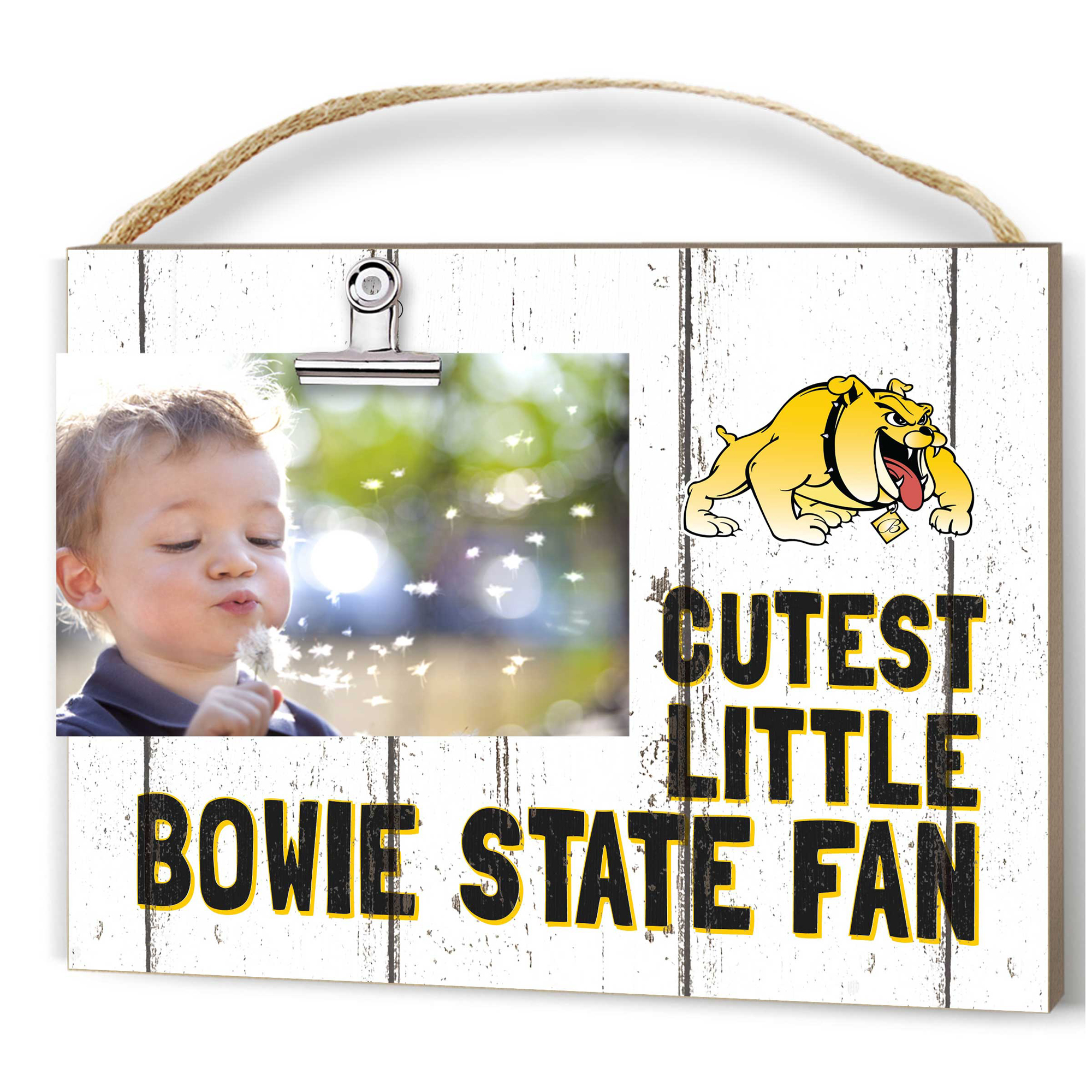 Bowie State Bulldogs 8'' x 10'' Cutest Little Weathered Logo Clip Photo Frame