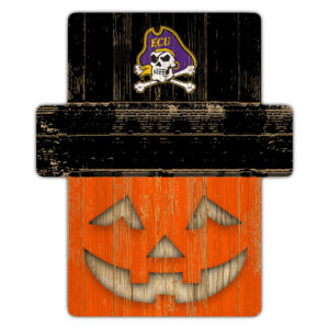 ECU Pirates 12" x 12" Jack-O-Lantern Display