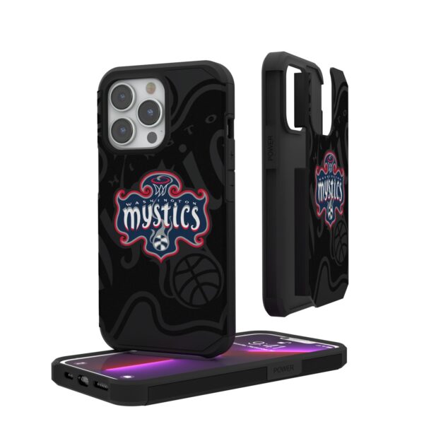 Washington Mystics Monocolor Design iPhone Rugged Case