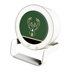 Milwaukee Bucks Endzone Design Night Light Wireless Charger And Bluetooth Speaker