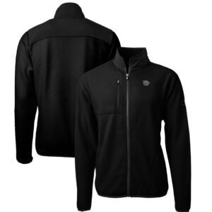 Men's Cutter & Buck Black Cincinnati Bearcats Cascade Eco Sherpa Fleece Full-Zip Jacket