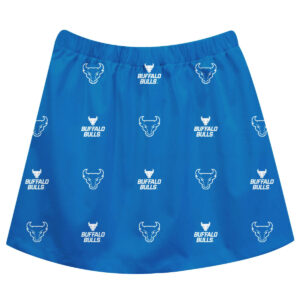 Girls Toddler Royal Buffalo Bulls All Over Print Skirt