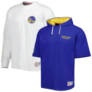 Men's Tommy Jeans Royal/White Golden State Warriors Matthew 2 In 1 T-Shirt & Hoodie Combo Set