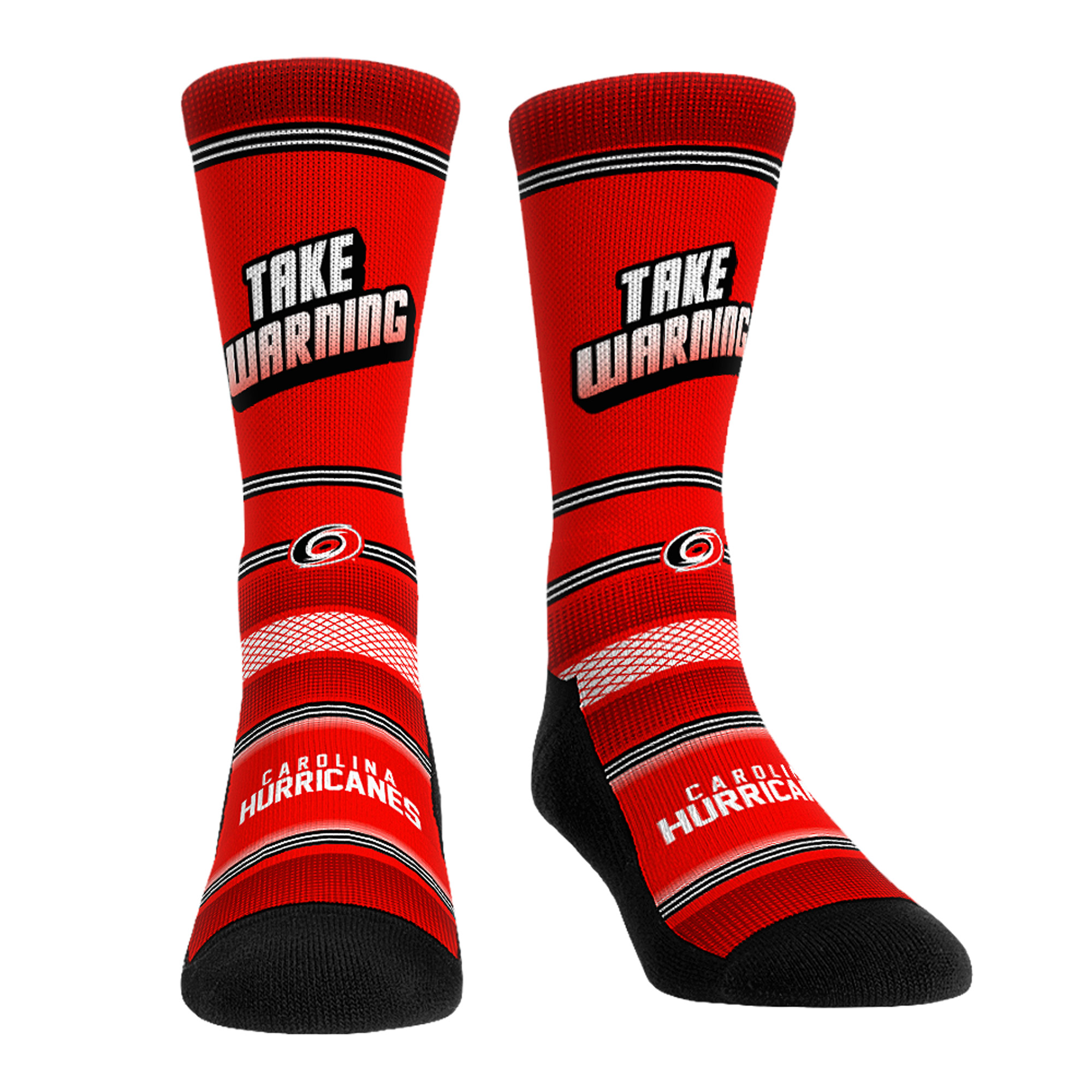 Unisex Rock Em Socks Carolina Hurricanes Team Slogan Crew Socks