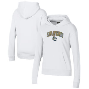Women's Under Armour White San Antonio Missions All Day Pullover Hoodie