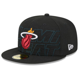 Men's New Era  Black Miami Heat 2023 NBA Draft 59FIFTY Fitted Hat