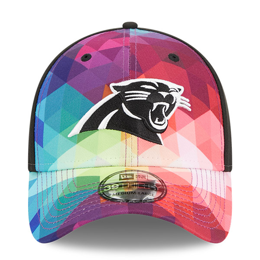 Men's New Era Pink Carolina Panthers 2023 NFL Crucial Catch 39THIRTY Flex Hat - Image 3