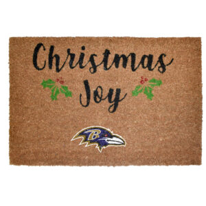 The Memory Company Baltimore Ravens 23" x 35" Holiday Door Mat