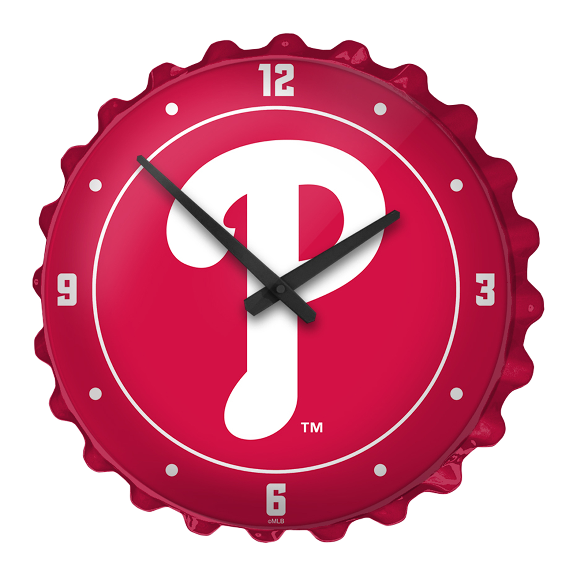 Philadelphia Phillies 18.5" Bottle Cap Wall Clock